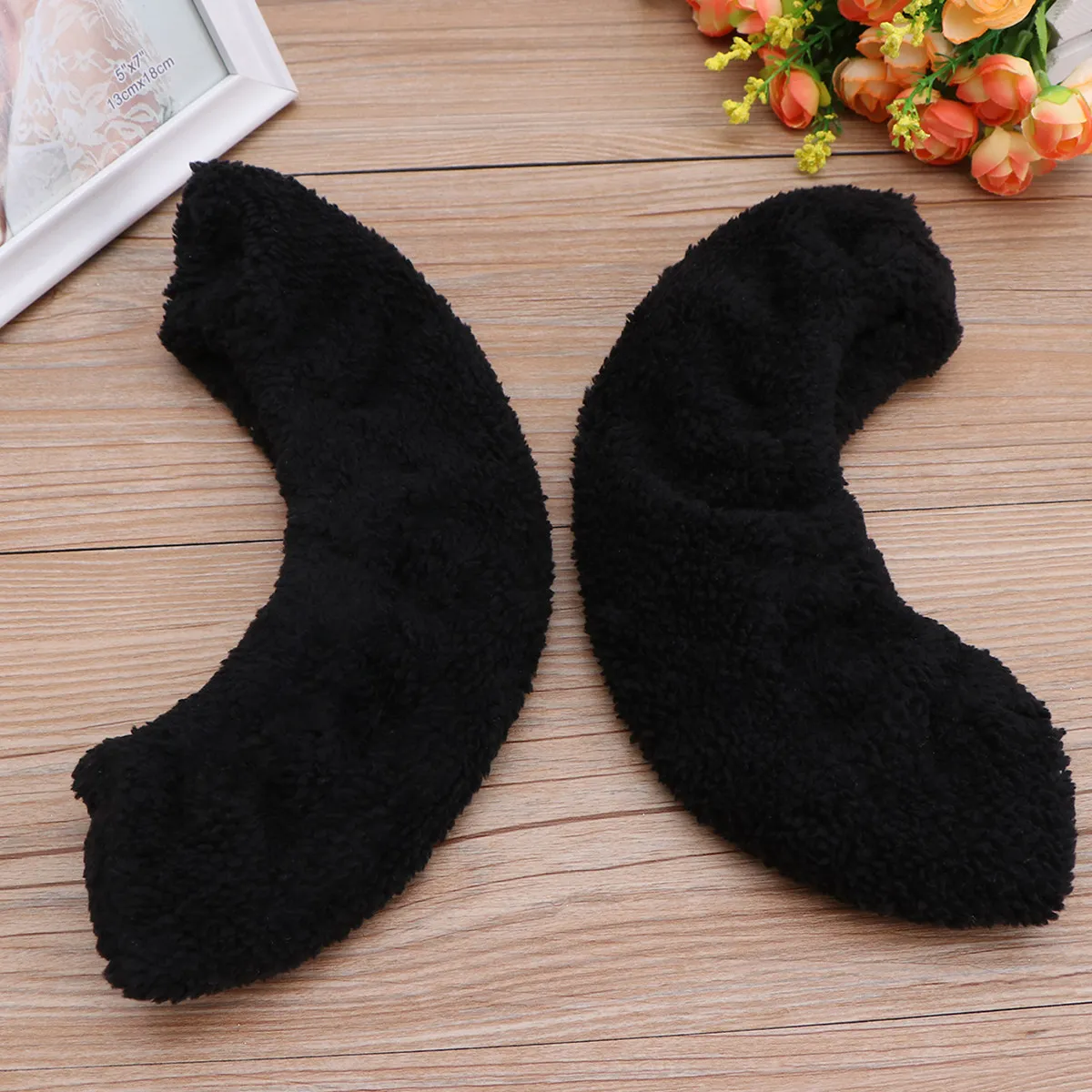 Black Xl Skate Cover Elastic Microfiber Ice Skating Covers Thick Comfortable Skate Guards for Hockey Skates Hockey Covers