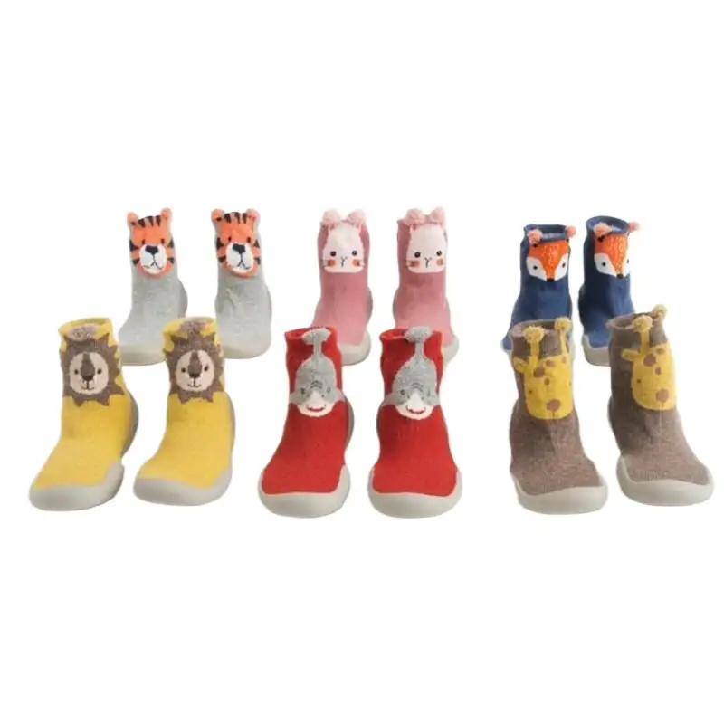 Baby Walking Shoes with Soft Soles, Anti Slip and Breathable Socks, Indoor and Outdoor Boys and Girls Odor Resistant Floor Shoes