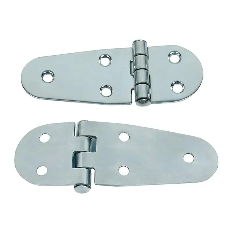 Marine Stainless Steel 304 Stamped Hinge, Load-bearing Corrosion-resistant Marine Hinge Yacht Cabinet Outer Hinge