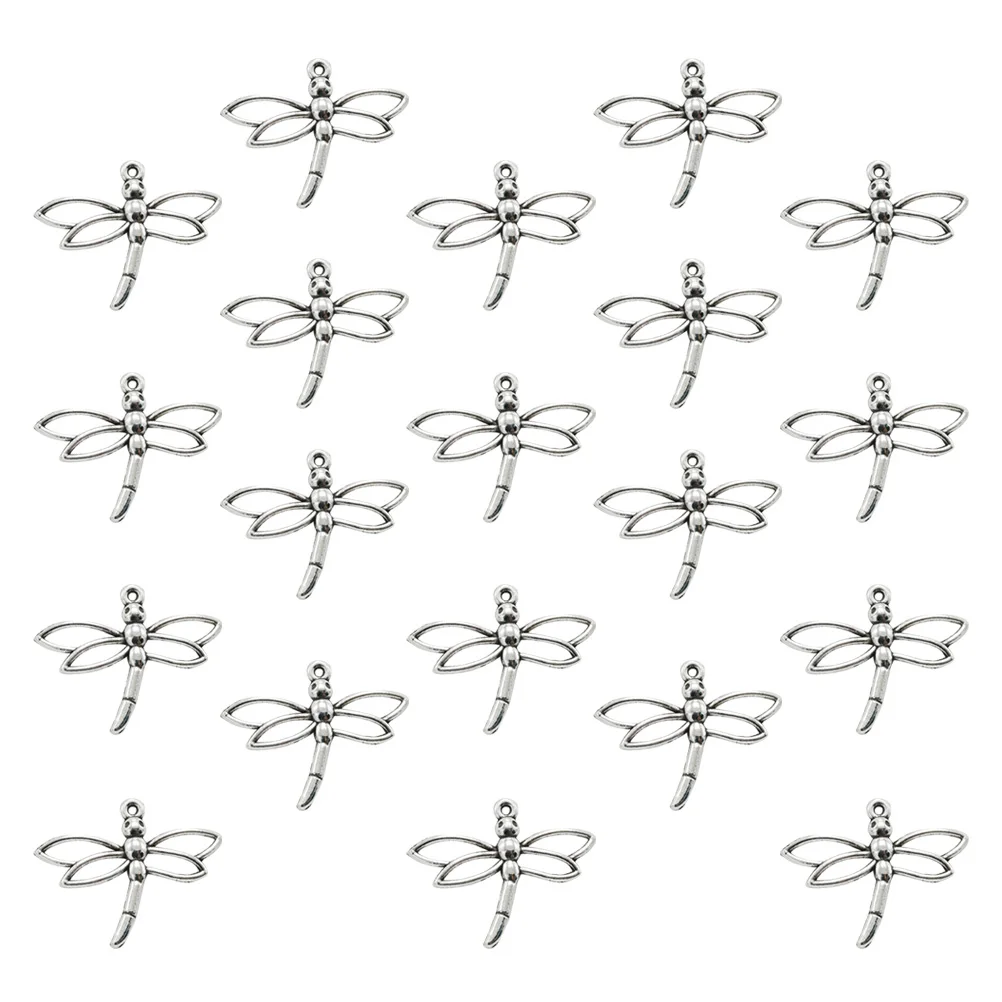 

20Pcs Alloy Pendant Charms DIY Gift for Friends Lovers Yourself Create Unique Eye-Catching Charms Silver