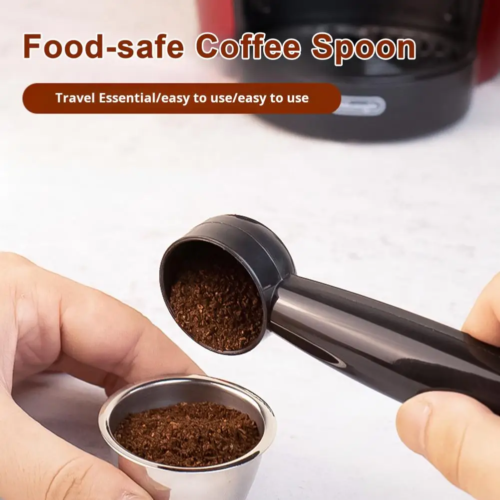 Coffee Scoop Tamping Spoon Double-Head 20ml Powder Hammer Tamper Long Handle Coffee Tools for Espresso Beans Tamping