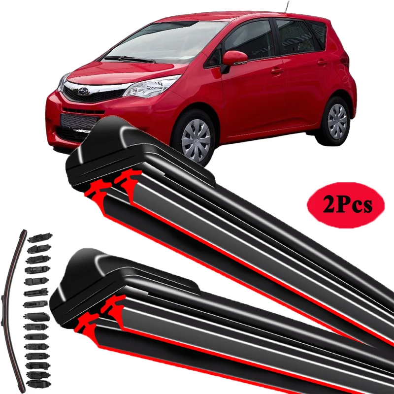 

For Toyota Ractis Verso-S Space Subaru Trezia XP120 2011~2017 Front Wiper Blades Windshield Windscreen Window Brushes Accessorie