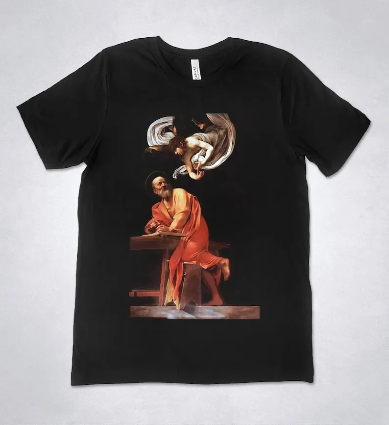 Caravaggio Inspiration of Saint Matthew Shirt