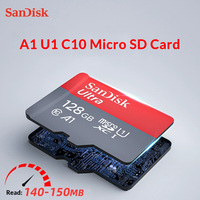 SanDisk Micro SD Memory Card TF Flash Card Ultra A1 V10 C10 U1 32GB 64G 128G 256G 512G 1TB for Camera Phone Nintendo Switch