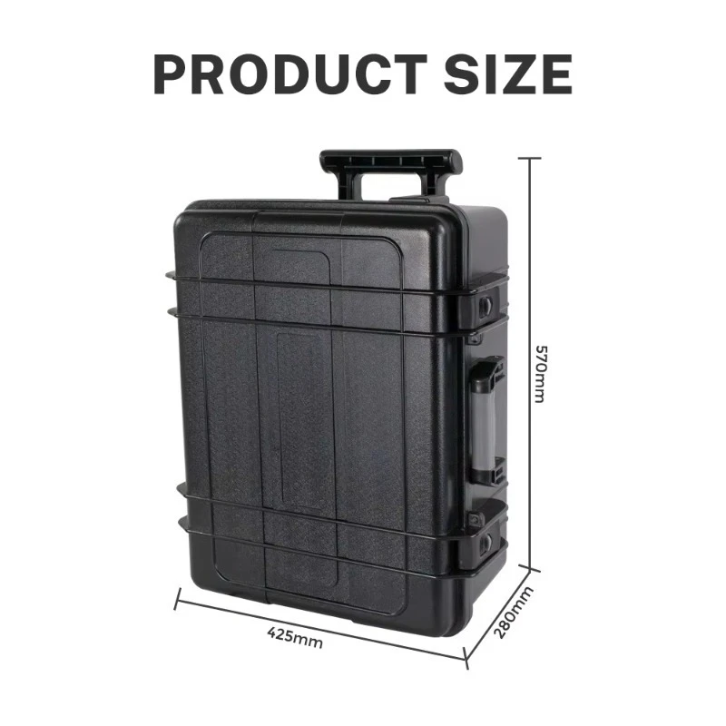 Wheels Ip67 Flying Wonderful Safety Equipment Tools Trolley Ip67 Hard Weatherproof Carrying Plastic Protective Case