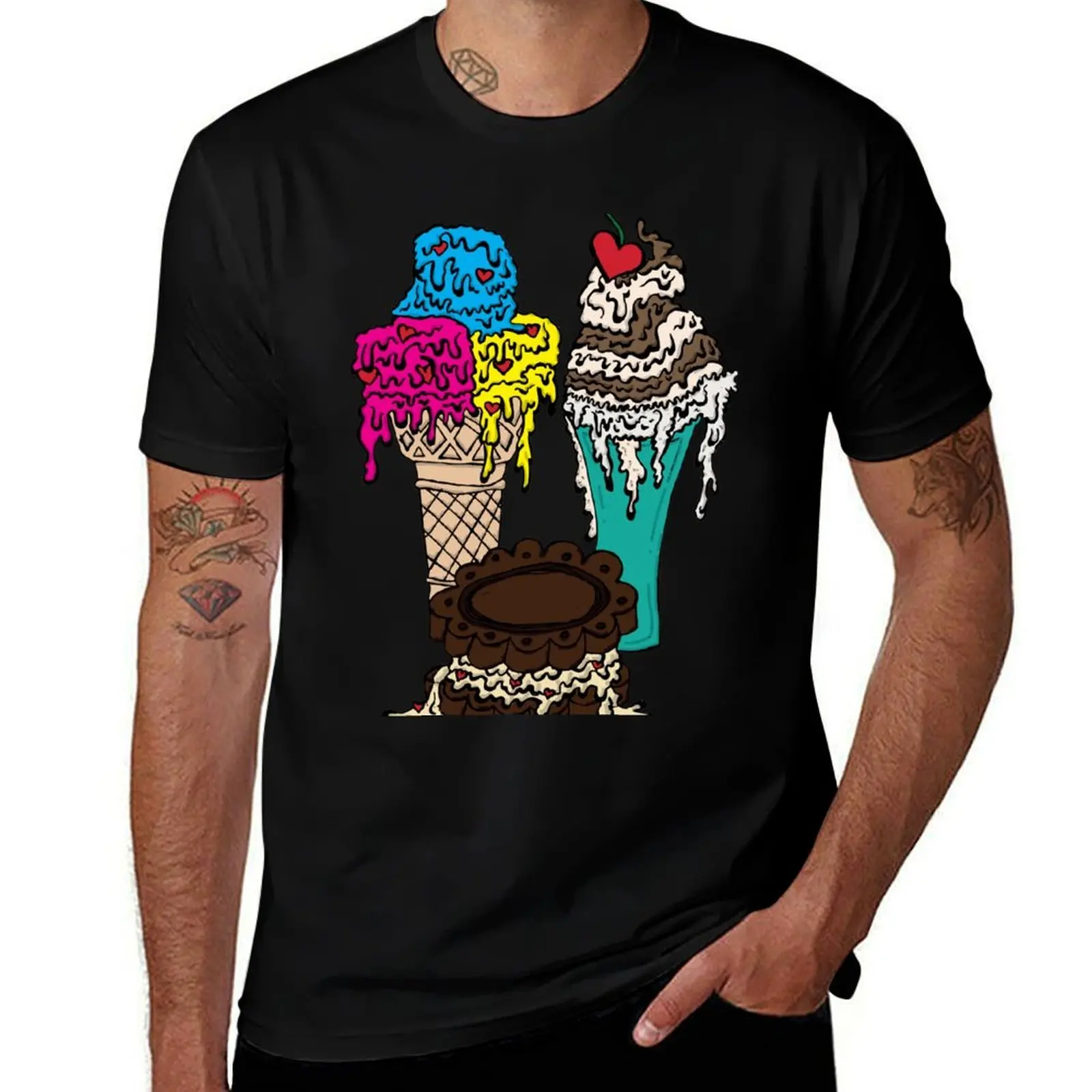 ice-creamy T-Shirt t shirts for man graphic tees T-Shirt