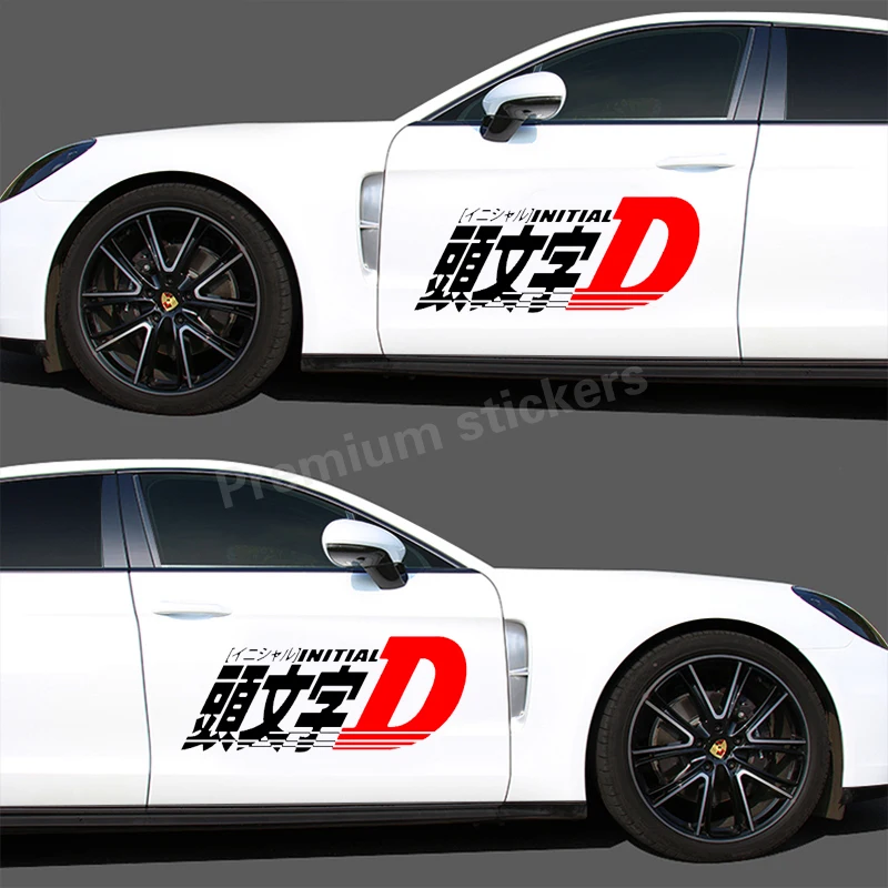 2 X Initial D Sticker Racing Drifting AE86 Adventure Sticker Waterproof, Sunscreen, Non Fading