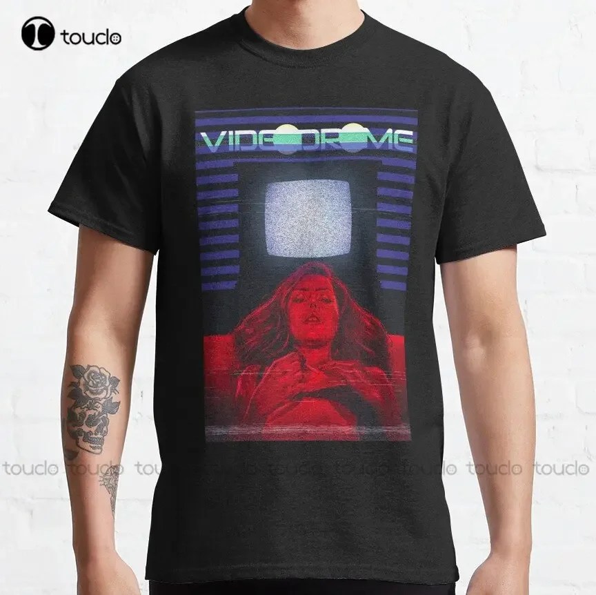 Videodrome Movie Classic T-Shirt Custom Aldult Teen Unisex Digital Printing Tee Shirts Funny Art Streetwear Cartoon Tee Xs-5Xl