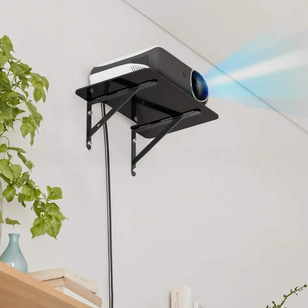 

Wall-mounted Projector Stand WiFi Router TV Set-top Box DVD Storage Rack Bedroom Decorative Storage Rack Projector Holder Tools