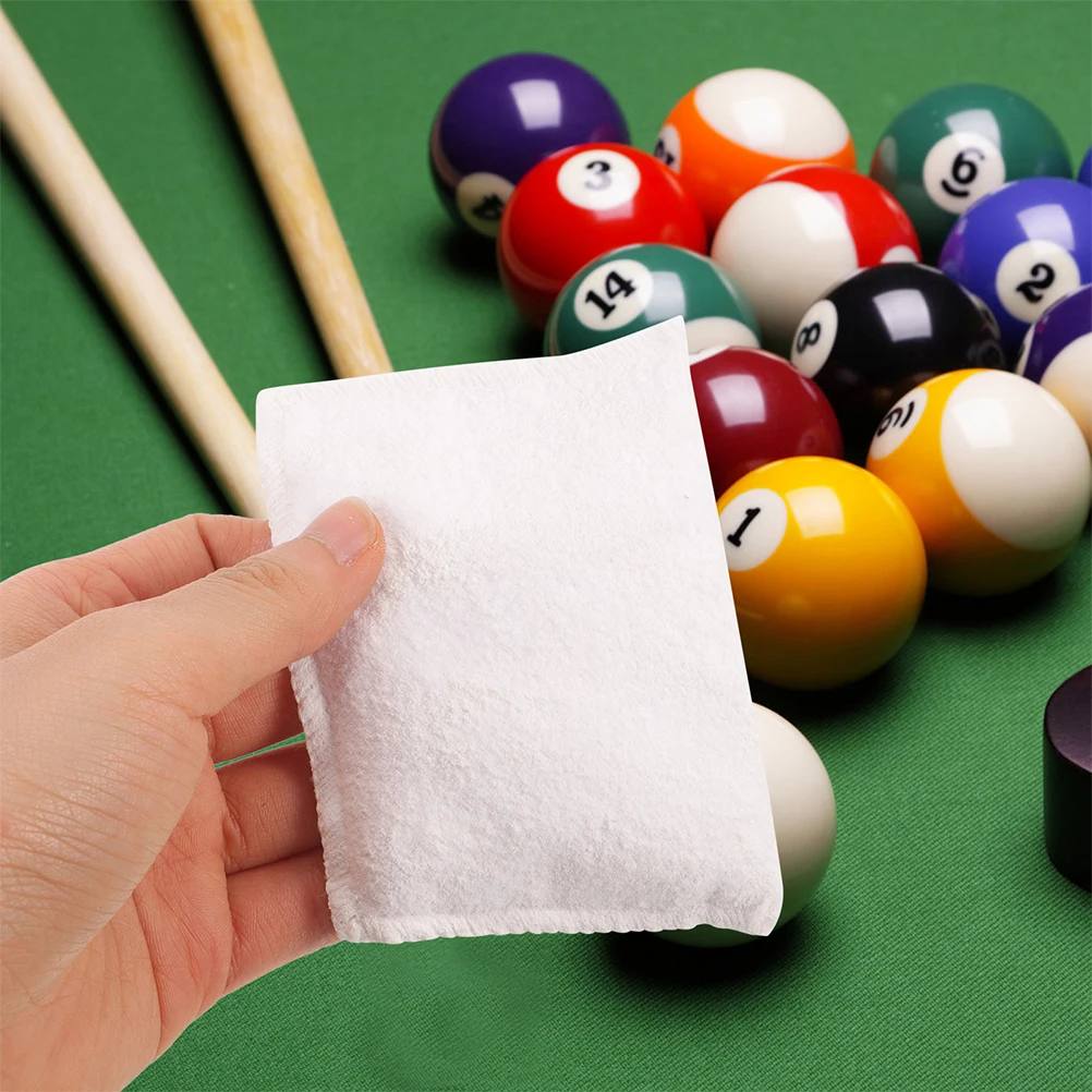 

2Pcs Talcum Dry Hand Powder for Pool Cue Billiards Accessories Talcum Bags For Billiard Billiard Talc White Color