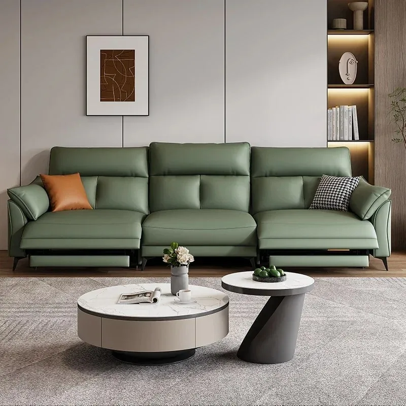 

Full Size Armrest Recliner Sofas Design Luxury Apartments Lounges Electric Sofa Modern Designer Divano Intelligente Furniture