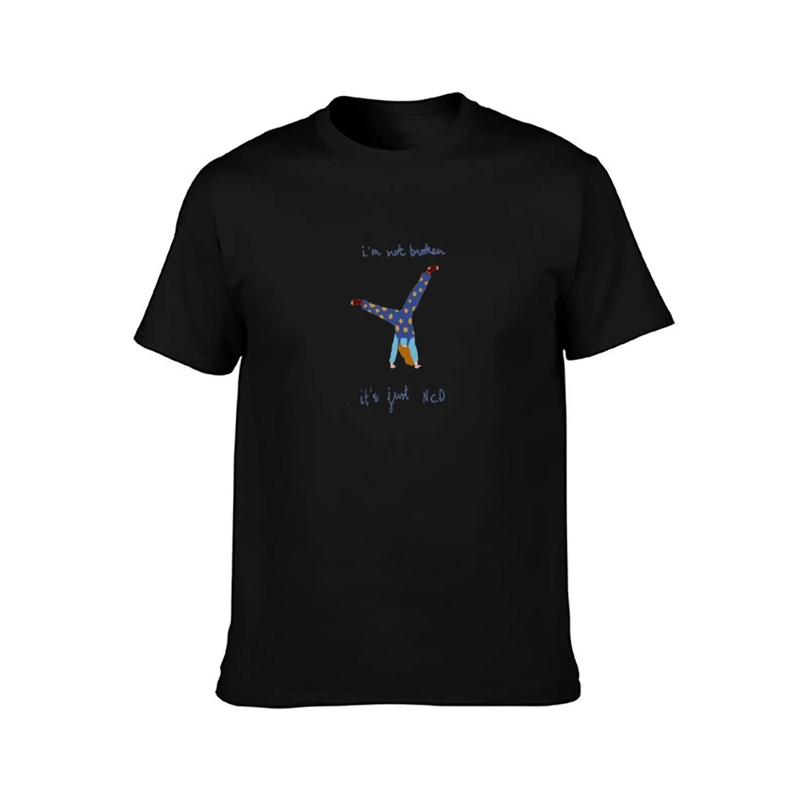 I'm not broken, it's just neural circuit dizziness T-Shirt Athletic Fit Sports Short Sleeve Top