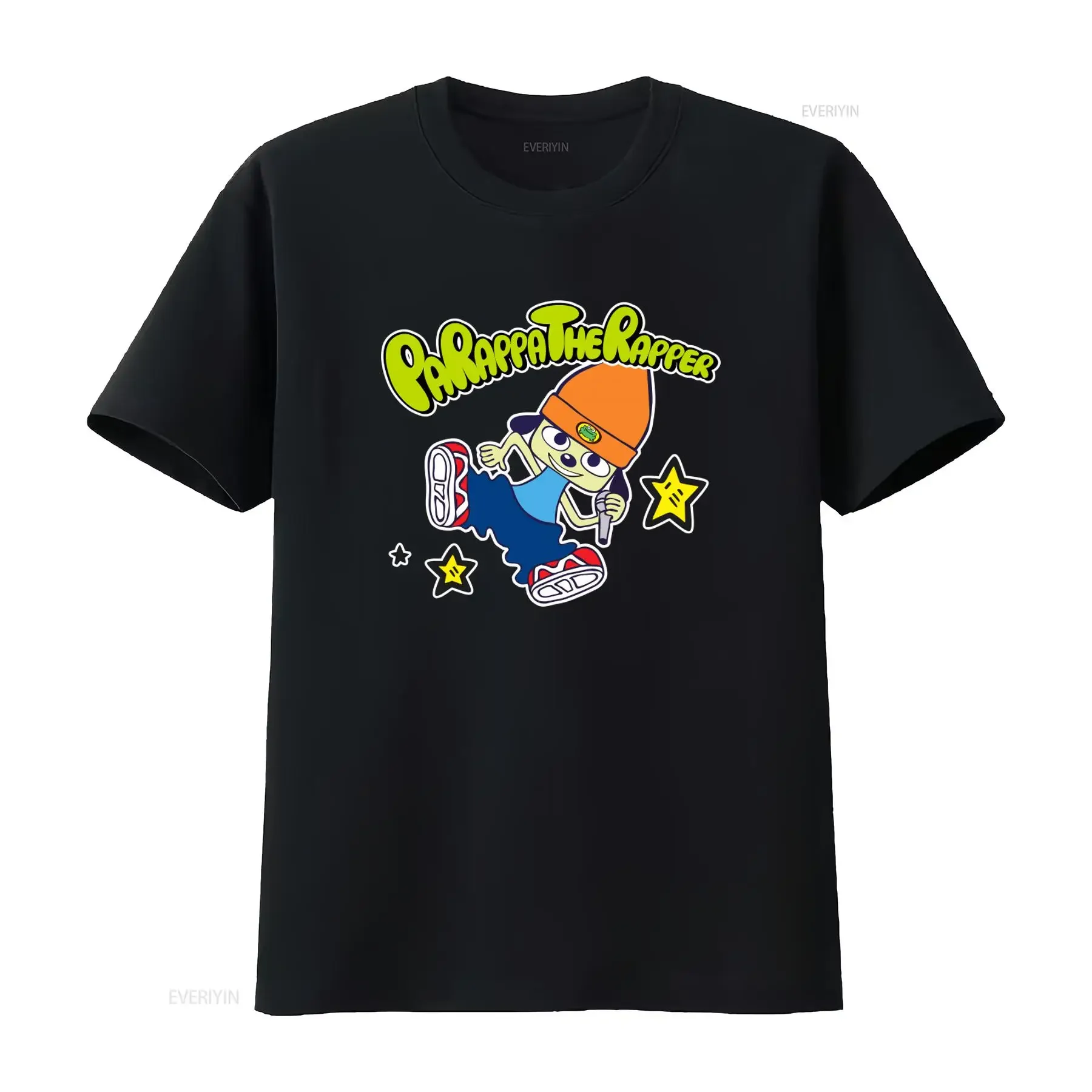 

Parappa the Rapper ps1 Print T Shirt for Men Cool Hip Hop Style Streetwear vintage Washed Stylish fashion Slightly Comfortable