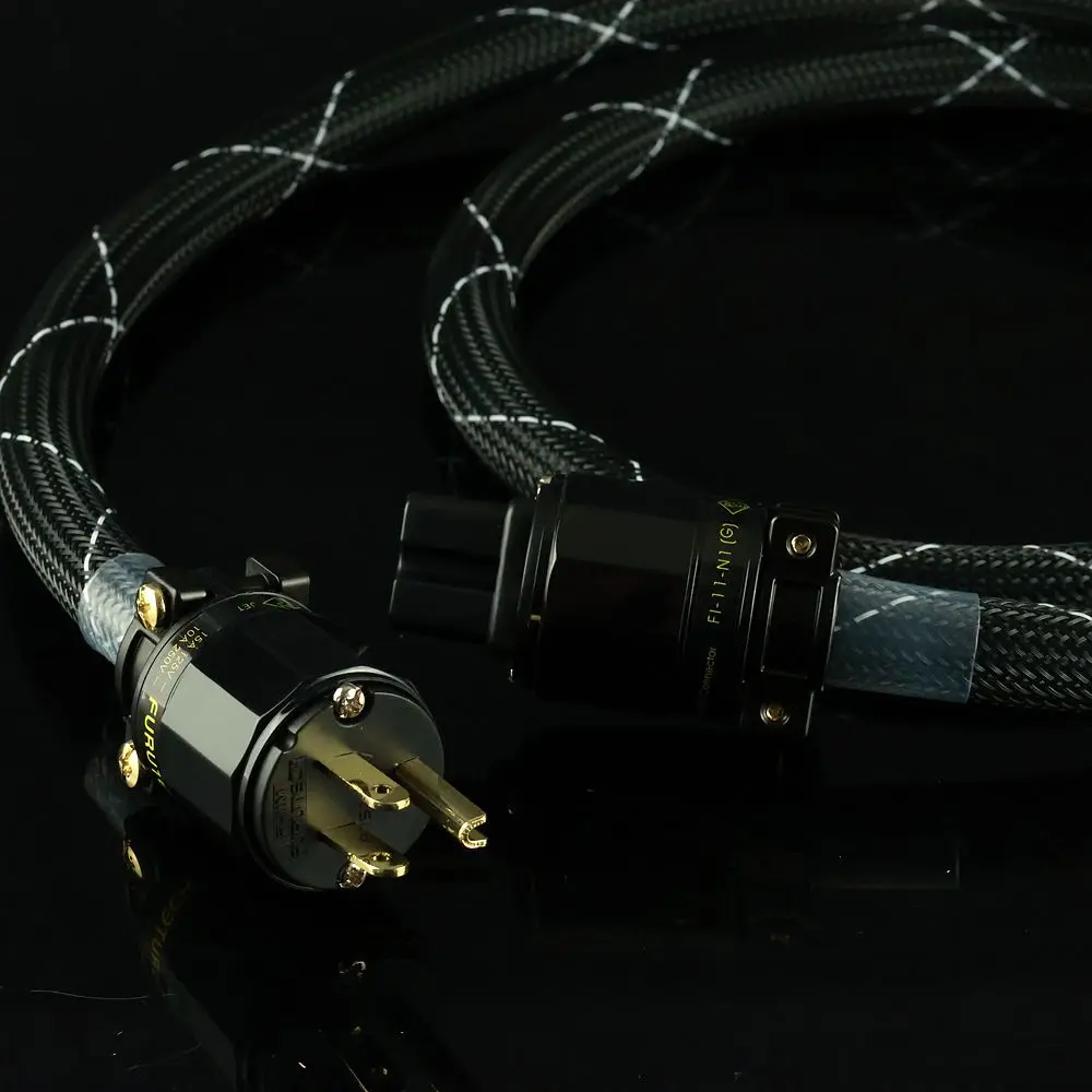 FURUTECH The Empire Plus High Current High Power HiFi Power Cable  Copper Audio AC Cord for Amplifier Speaker CD Player