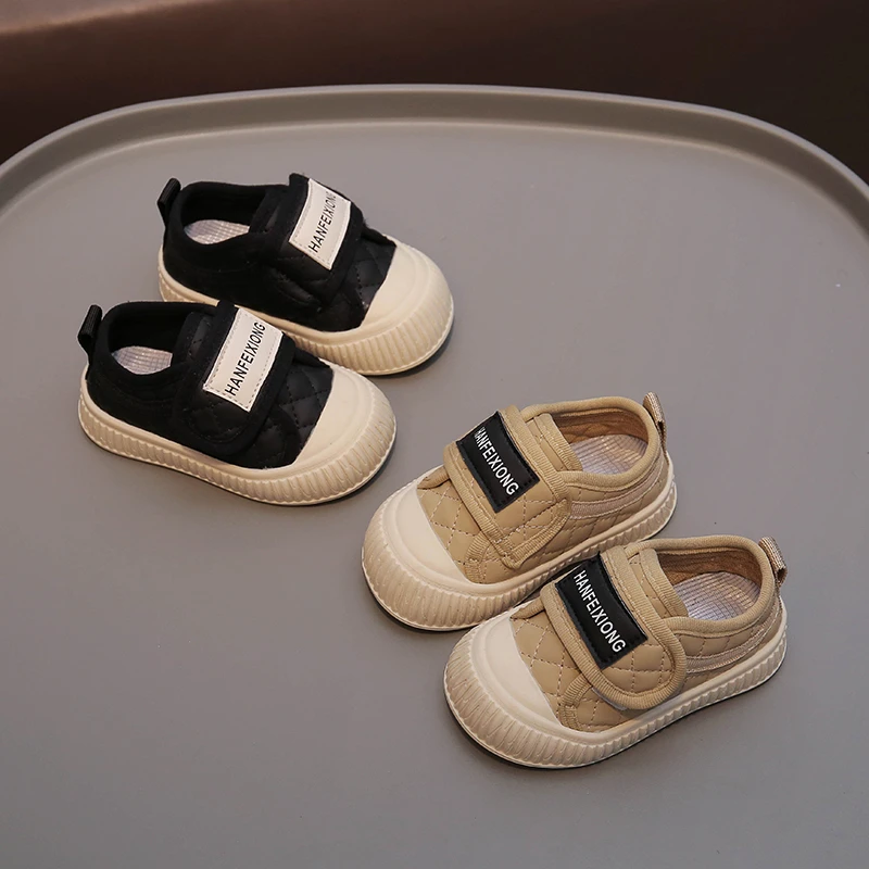 

Kids Casual Shoes Hook&loop Children Running Shoes Soft Sole Non-slip 2024 New Fashion Boys Girls Sports Shoes Anti-kicked Cute