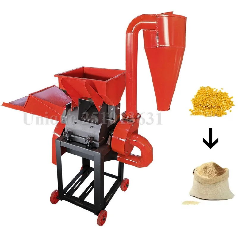 Multifunctional Forage Grass Crusher Shredder Pelletizer Poultry Animal Feed Mill Farm Grass Cutting Machine for Sale