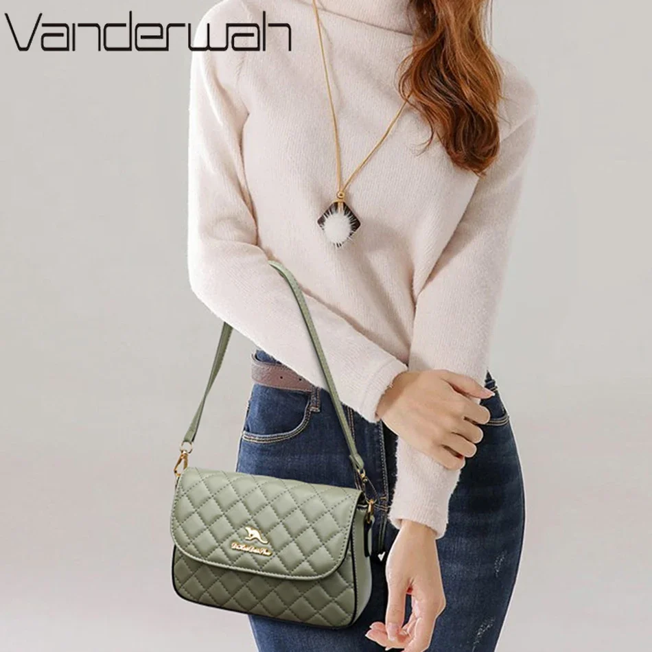 New Bolsa Feminina Sac A Main High Quality PU Leather Handbags Purse Women Bags Designer Shoulder Crossbody Bags for Female 2024