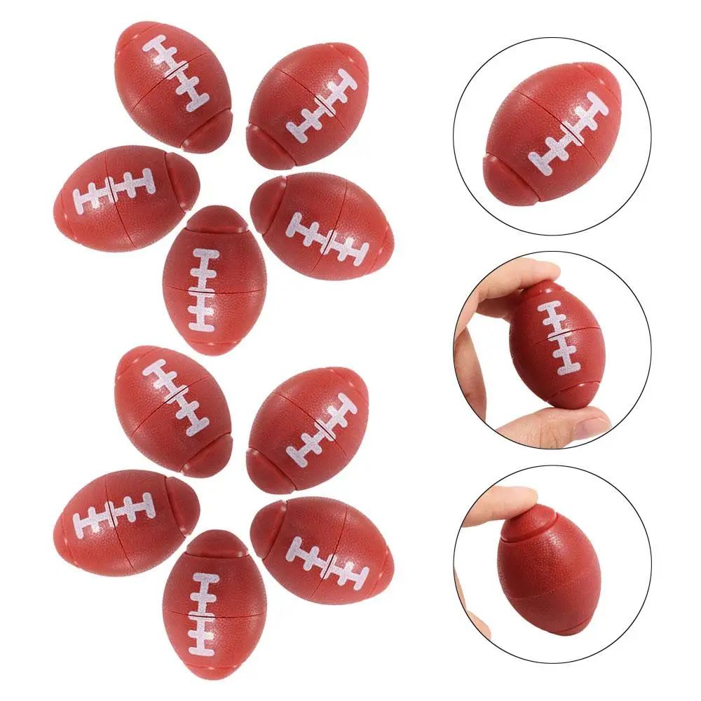 Rugby Fidget Spinner Ball Toys Mini Rotatable Spinner Ball Toys Relaxing New and Unique Football Rotatable Ball Classroom Prize