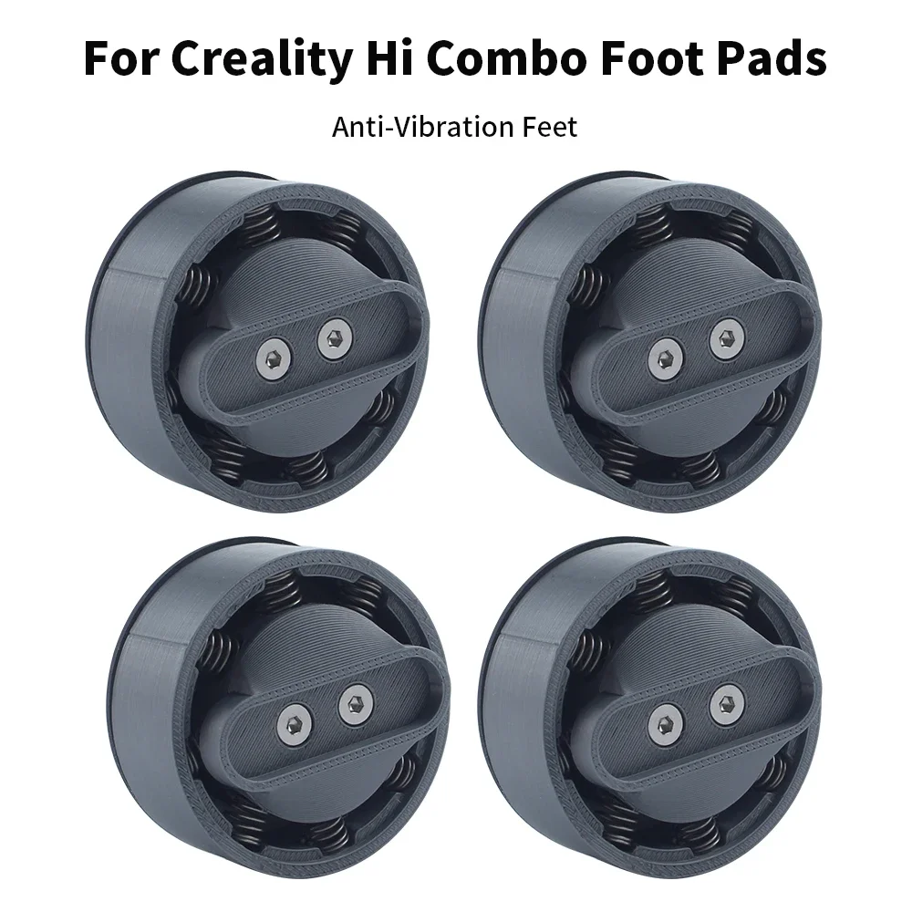 

4 шт. для Creality Hi Combo 3D-принтер, запасные части, антивибрационные подушечки для ног для Creality, аксессуары для 3D-принтеров