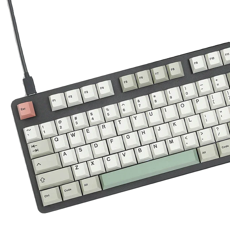 Keycaps, sublimação PBT original adequada para teclado mecânico personalizado 159 teclas MAC coreano japonês