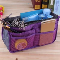 Multifunctional Bi-fold Storage Bag Double Zipper Large Capacity Storage Arrangement Makeup Toiletries Large Classification Bag 3