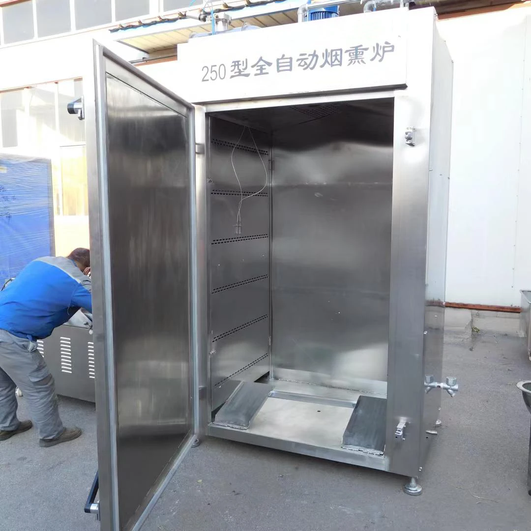 Horno de ahumadero de carne inteligente pequeño de la mejor calidad/horno de humo de salchicha de jamón ahumador de tocino de pescado estufa de humo eléctrica