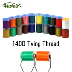 Vwtins1PCS 140D Fly Tying Thread Standard Bobbin Making Fishing Flies Tying Material