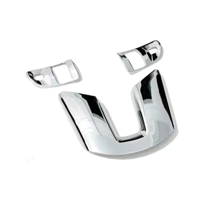 ABS Chrome Car Steering Wheel Panel Cover Trim Sticker for Kia Sportage SL 3 R Sportage 3 R 2011 - 2015 Accessories