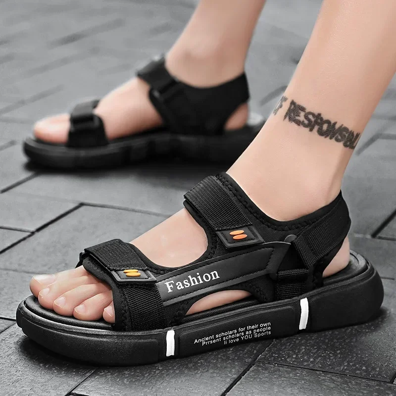 2024 Nieuwe Zomersandalen Voor Heren Buiten Antislip Bergbeklimmen Wandelschoenen Heren Strandslippers Casual Sportschoenen