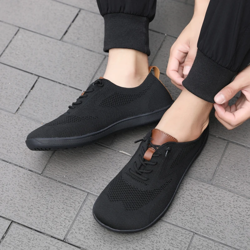 Men's Wide Barefoot Shoes Casual Unisex Minimalist Sneakers Zero Drop Outdoo Running Climbing Sneaker Ventilation Non Slip Shoes