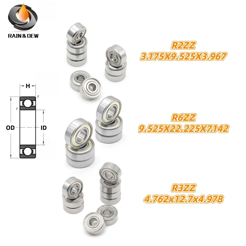 2P/4P/6P/8Pcs R1810ZZ inch 5/16