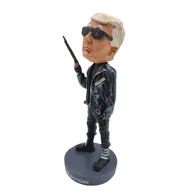 Nowe miejsce ręcznie robiona lalka bobblehead ozdoba dla lalki kreatywne pudełko z żywicy rzemiosło prezent dekoracje domu