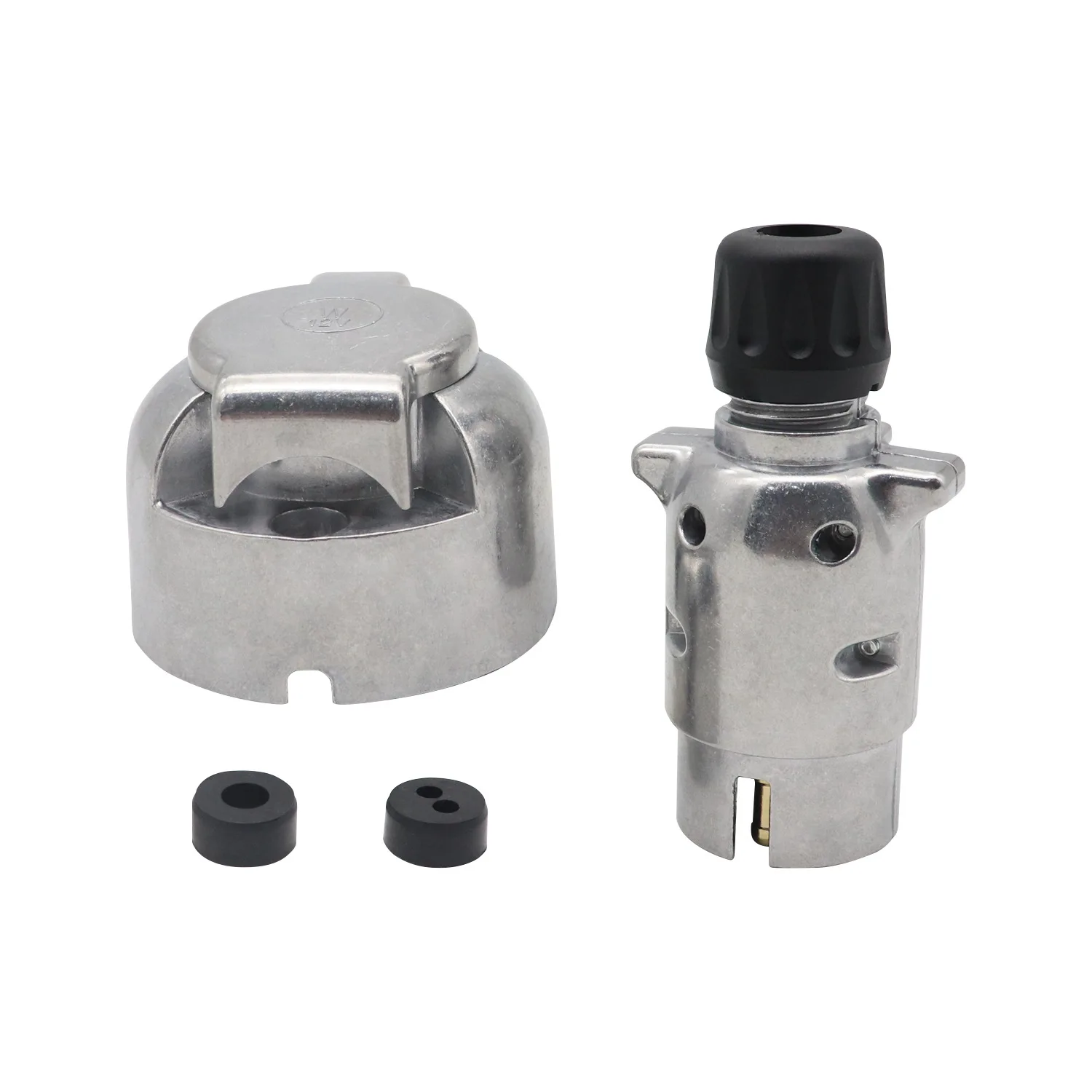 Trailer modification off-road European standard 7-core aluminum alloy socket plug 12V male and female socket