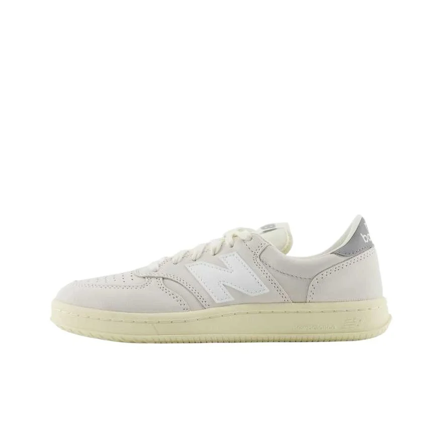 New Balance NB T500 Chaussures décontractées basses unisexes gris clair largeur D