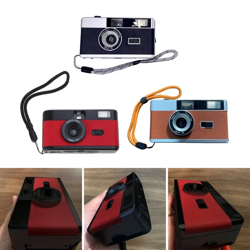 Retro 35mm Point and Shoot Film Camera with Flash Capture Memories in Film Perfect for Photography Enthusiasts Drop Shipping