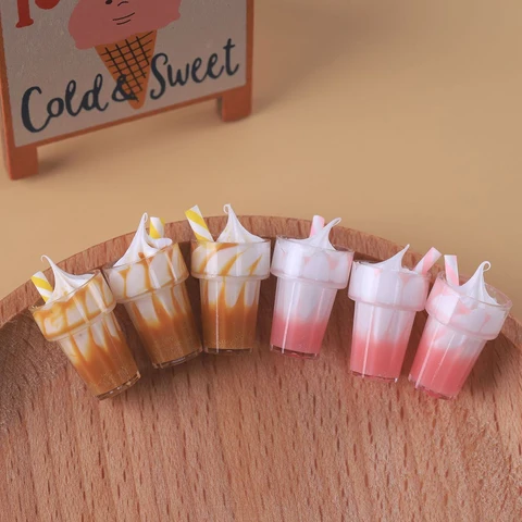 Миниатюрные стаканы для мороженого Snoedoll 1/12 3 шт.