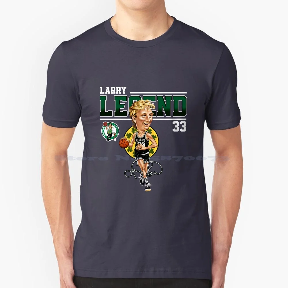 Larry Bird Legend Basketball Air Bird Signature Vintage Retro 80S 90S Bootleg Rap Style Vintage T Shirt 100% Cotton Tee Larry