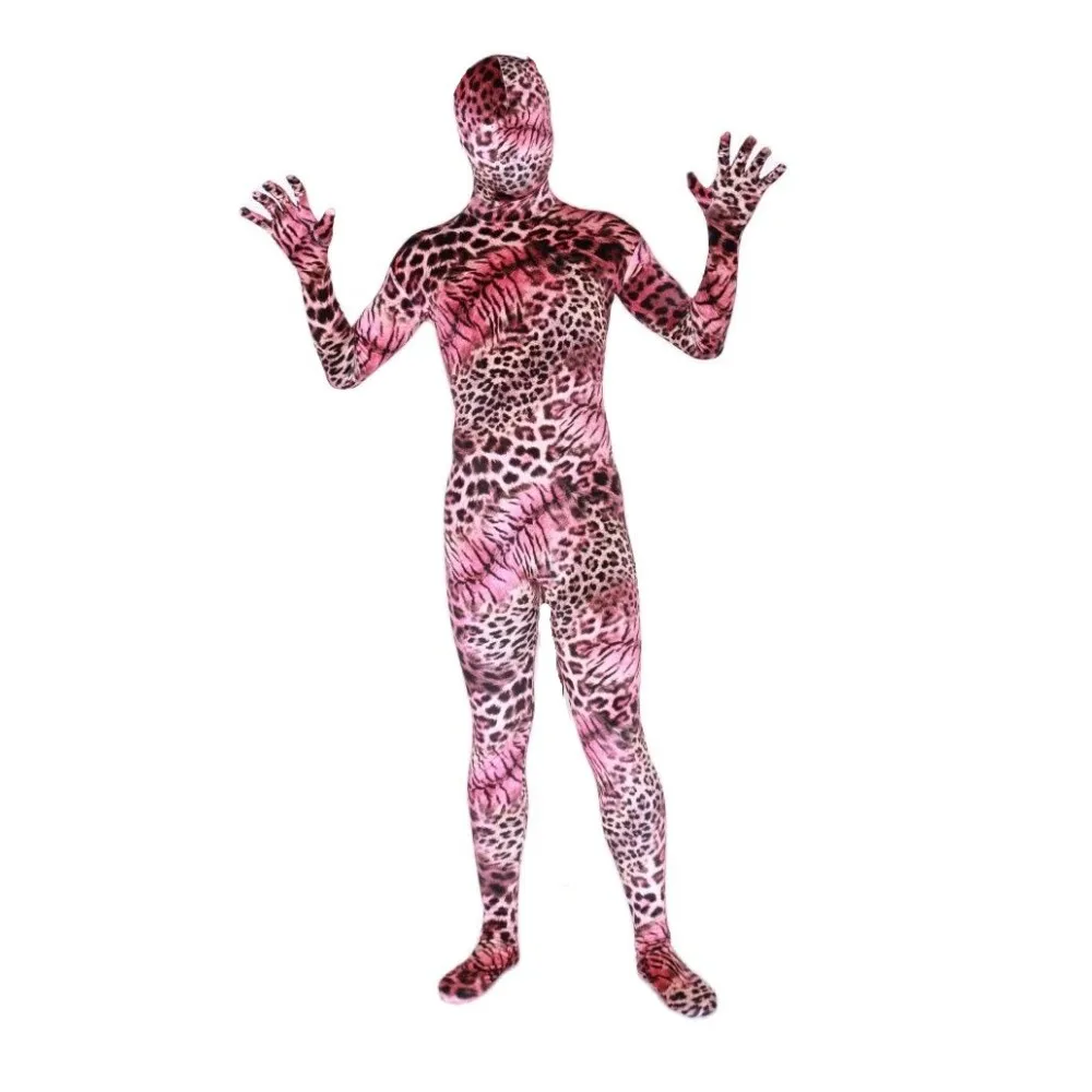 

Halloween cosplay New color Velvet red tiger catsuit costume tights jumpsuit full Bodysuit Zentai Suits Fancy
