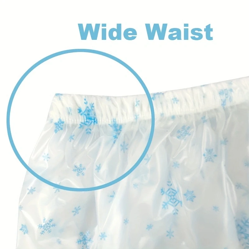 High Waist Reusable PVC Adult Baby Diaper Coat Waterproof Incontinence Underpants Print Plastic  Diaper Super Soft