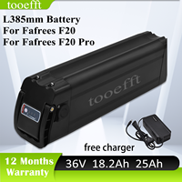 Silver Fish Battery 36V 18.2Ah 25Ah Rechargeable Batteries for Fafrees F20 Pro Fafrees F20 Electric Bicycle