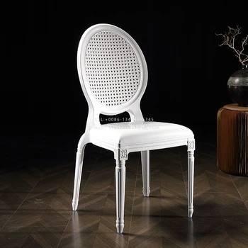 10-delige Napoleon bruiloftsstoel Veel feeststoelen Groothandel Kerkconferentie Luxe evenementmeubilair Hal Sillas De Boda Crystal