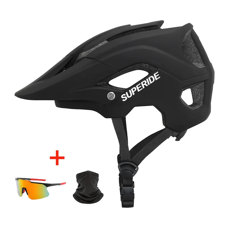 SUPERIDE In-mold DH MTB Fietshelm Sport Anti-impact Road Mountainbike Helm Heren Dames Rijden Fietshelm