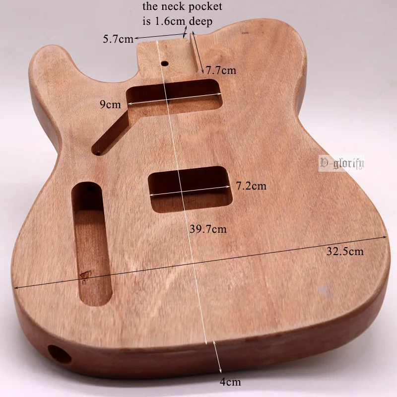 

TL Корпус электрогитары для левой руки — полуфабрикат корпус гитары «сделай сам», запасная часть для модификации левой гитары
