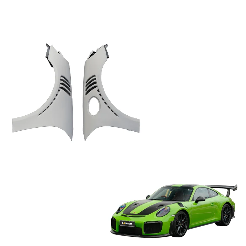 

12-18 Car Exterior Parts 991.1 991.2 To GT2RS A Half Of Carbon Fiber Side Fenders For Porsche 911 991Mud Guards