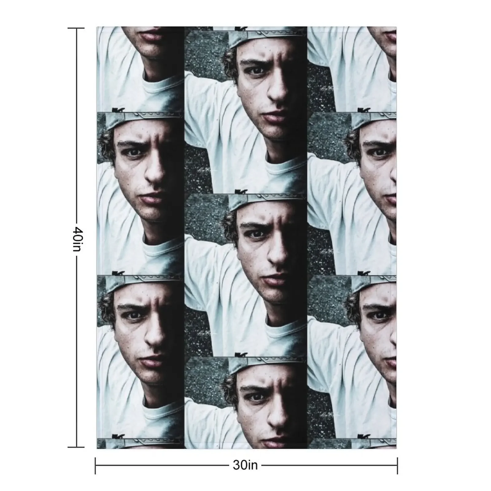 Funky Boy J Fryer Cap Photo Funkanometry Edit Throw Blanket Vintage For Decorative Sofa Thins Soft Big Blankets