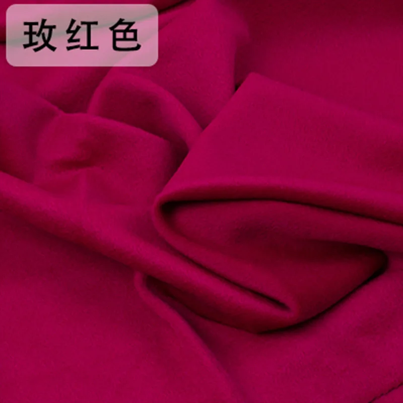 Good  Wide 1PCS 150cmx50cm 100%  Wool Fabric Autumn /Winter Single-sided Cashmere Coat Fabric Thick Wool Fabric Sewing Outerwear