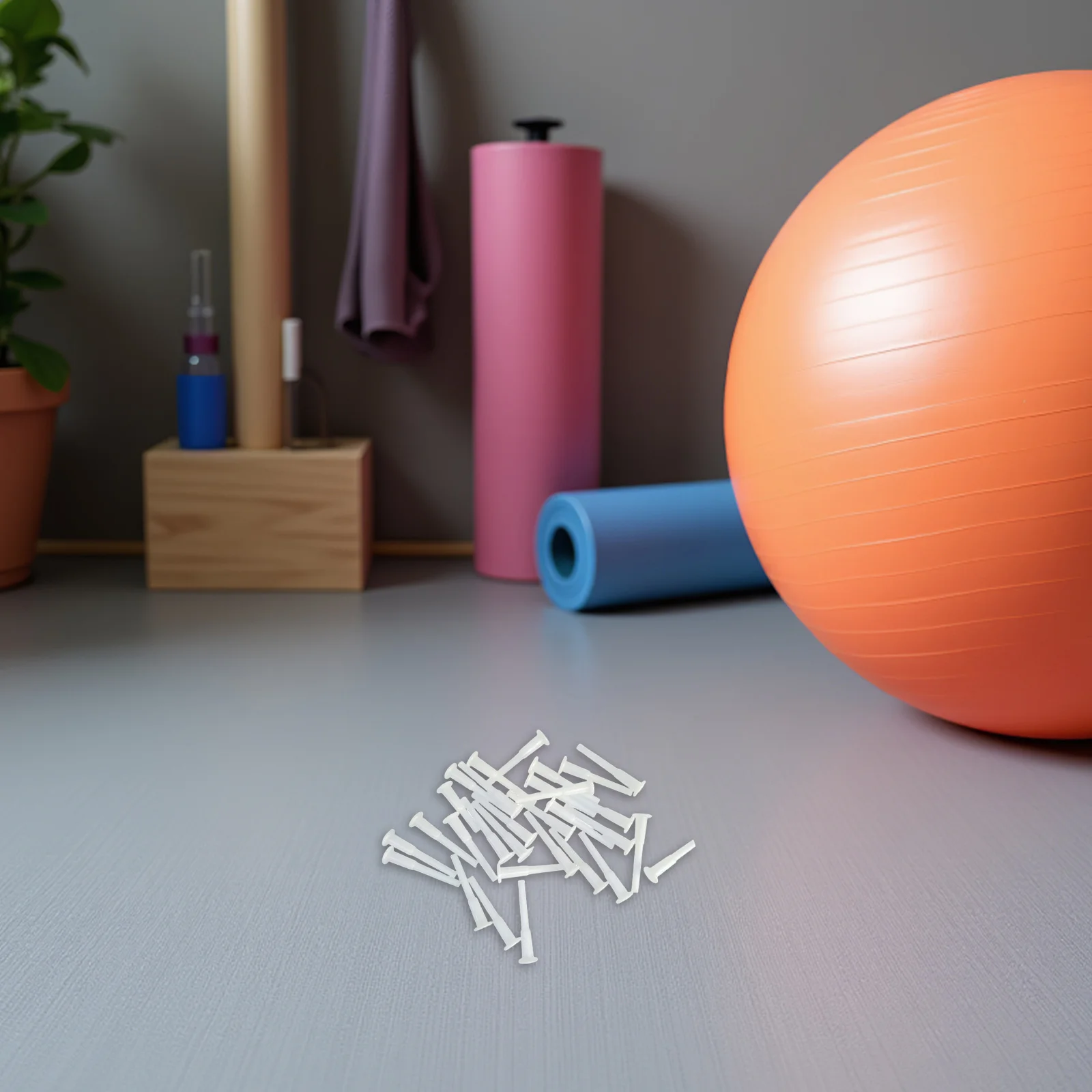 

120 Pcs Exercise Ball Pin Air Stopper Plug Accessories Pump Adapter Balls Plugs Yoga