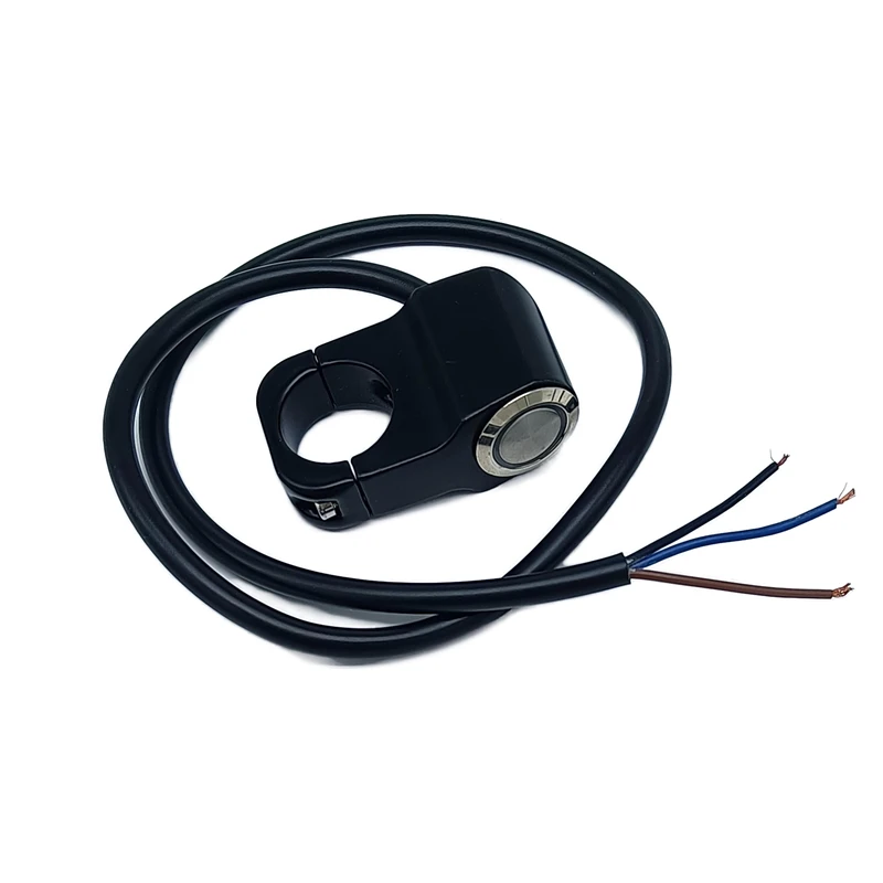Motolovee Motorcycle Modification Part 22mm Handlebar Motorcycle Switch ATV Scooter Headlight Horn Switches ON/OFF 12V With LED