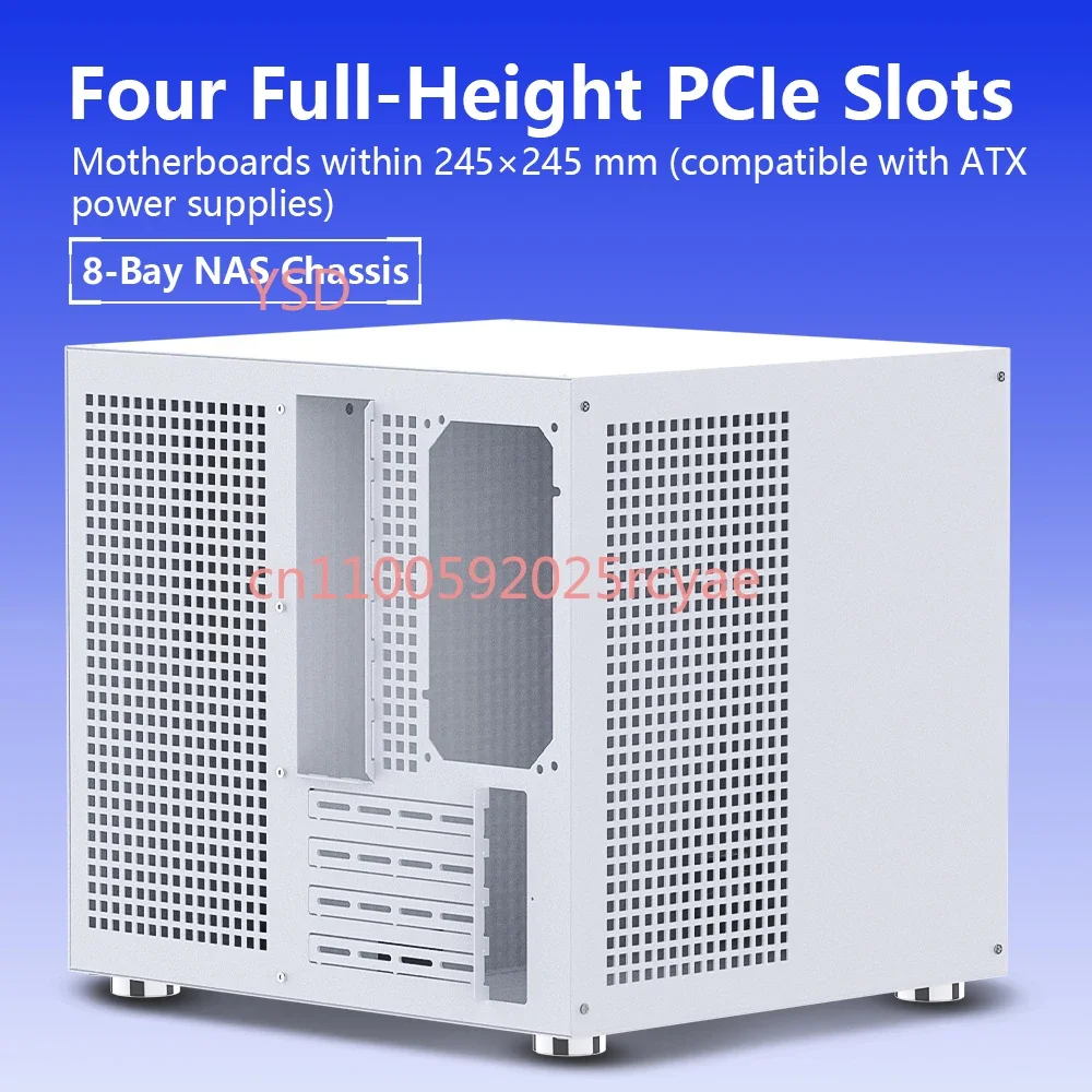 هيكل Suiteng الجيل الثالث NAS |   4-Bay الألومنيوم عمودي |   يدعم محرك الأقراص الصلبة مقاس 3.5 بوصة/2.5 بوصة لبناء التخزين