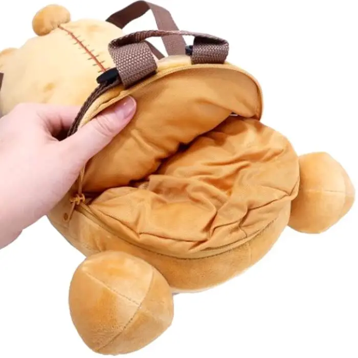 New Cute Rilakkuma Plush Backpack Bag Anime Bear Boby Kawaii Rucksack Bags for Women Girls Kids Back Pack Backpacks 38cm